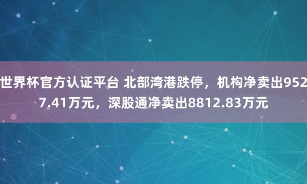 世界杯官方認證平臺 北部灣港跌停，機構凈賣出9527.41萬元，深股通凈賣出8812.83萬元